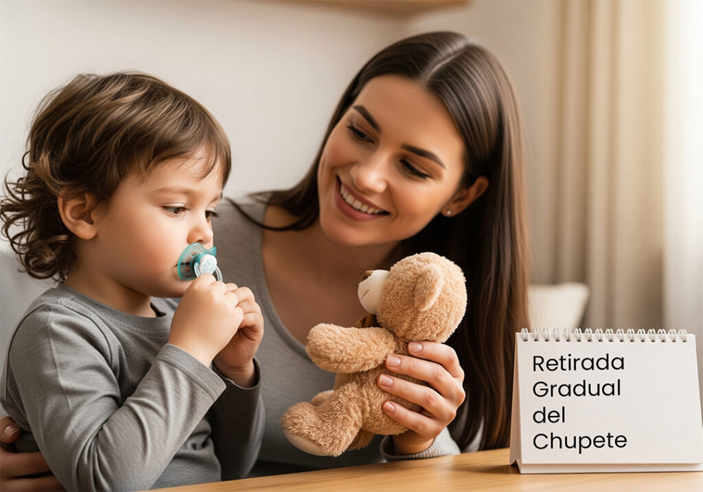 ¿como retirar el chupete?